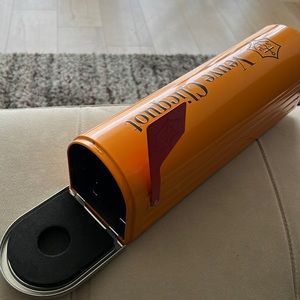 Veuve Clicquot Mailbox Champagne Bottle Holder Limited Edition Metal Tin Case